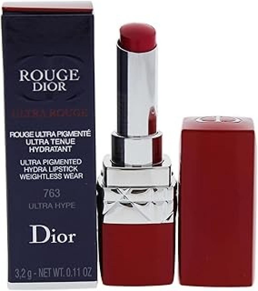 DIOR ROUGE DIOR ULTRA ROUGE 763 ULTRA HYPE LIPSTICK 3.2g