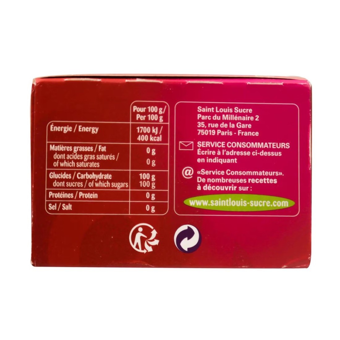 Saint Louis Tiplaisir White Sugar Cubes 500g