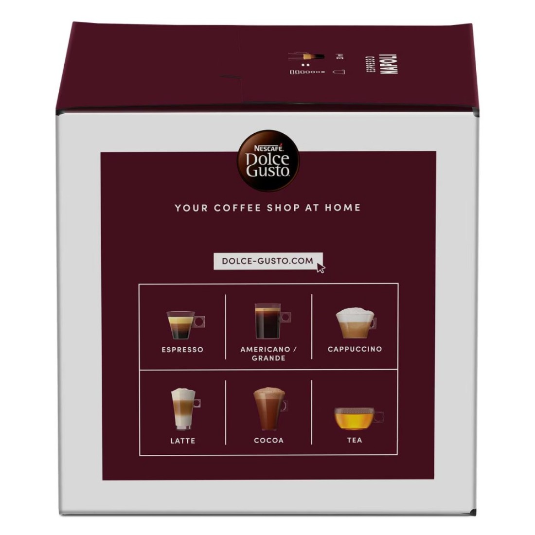 Nescafe Dolce Gusto Espresso Napoli Coffee Capsules, 128g