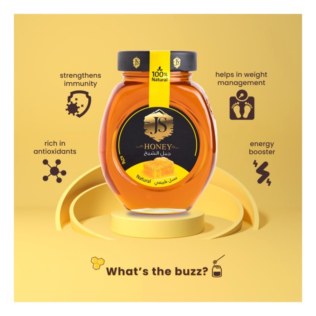 JS Natural Honey 425g