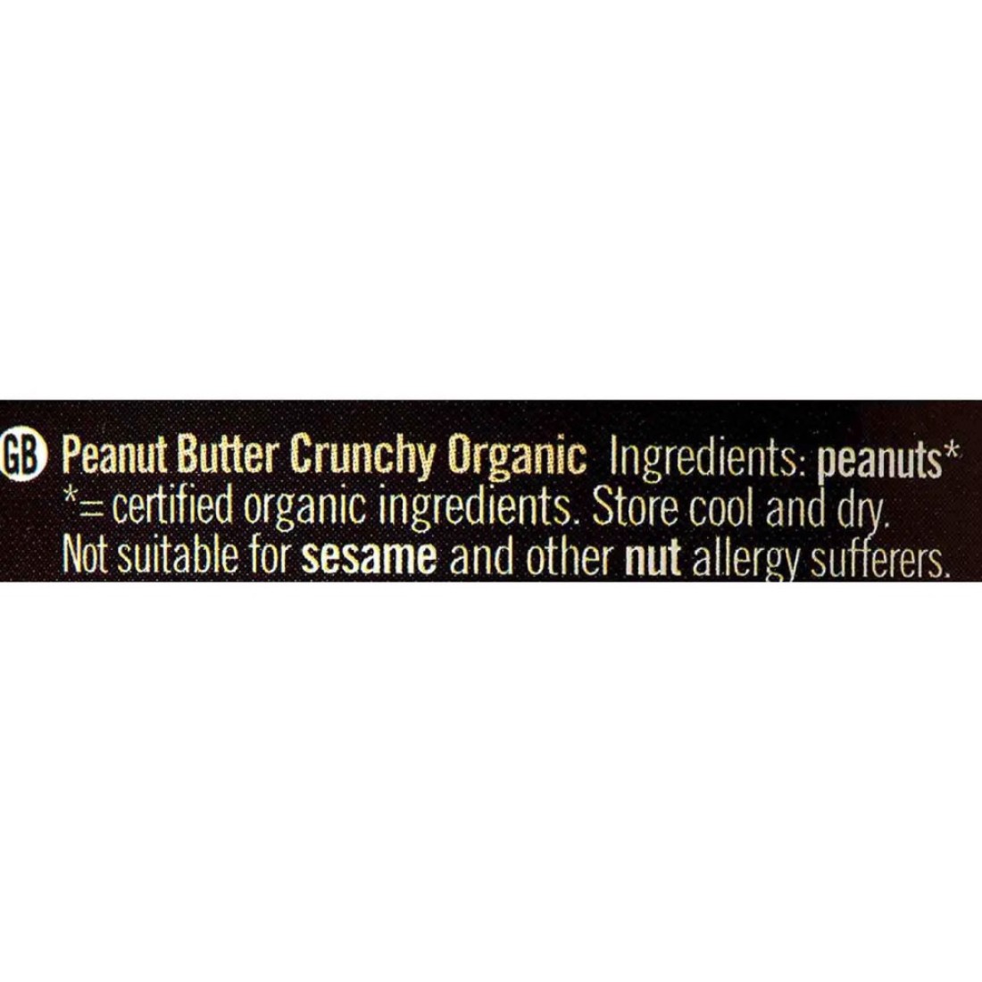 Biona Organic Crunchy Unsalted Peanut Butter 250g