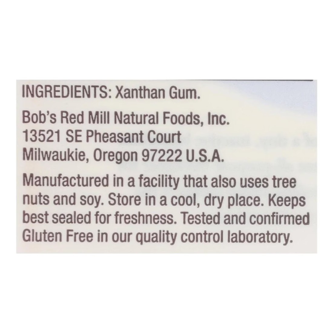 Bob&#39;s Red Mill Premium Quality Xanthan Gum Gluten Free Non-GMO 227g