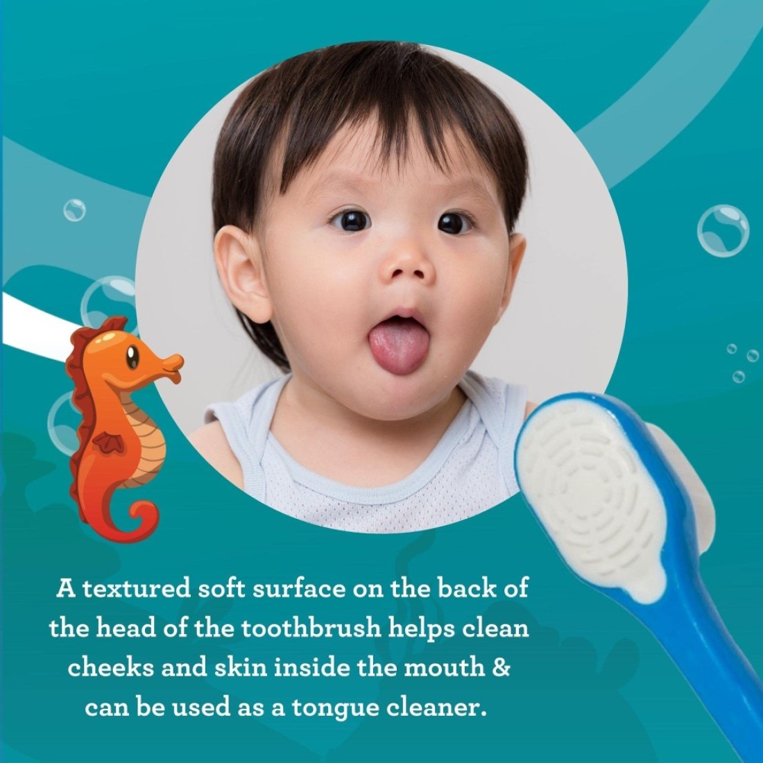 GuruNanda Butter on Gums Toddler Toothbrush with Sand Timer Extra Soft Bristles for Kids Age 2 Toothbrush with Tongue Cleaner Brush Cap 2 Pack