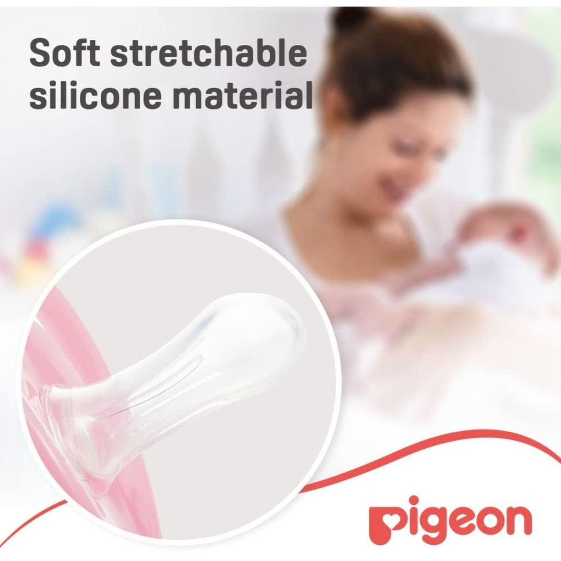 Pigeon Baby Girl Mini Light Pacifier 0m+ 78458 Pink