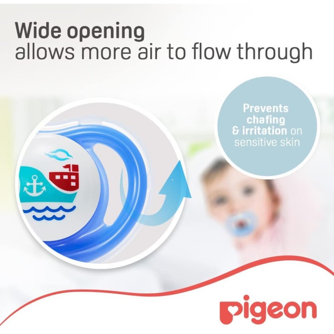 Pigeon Mini Light Pacifier 78261 Multicolour Pack of 2