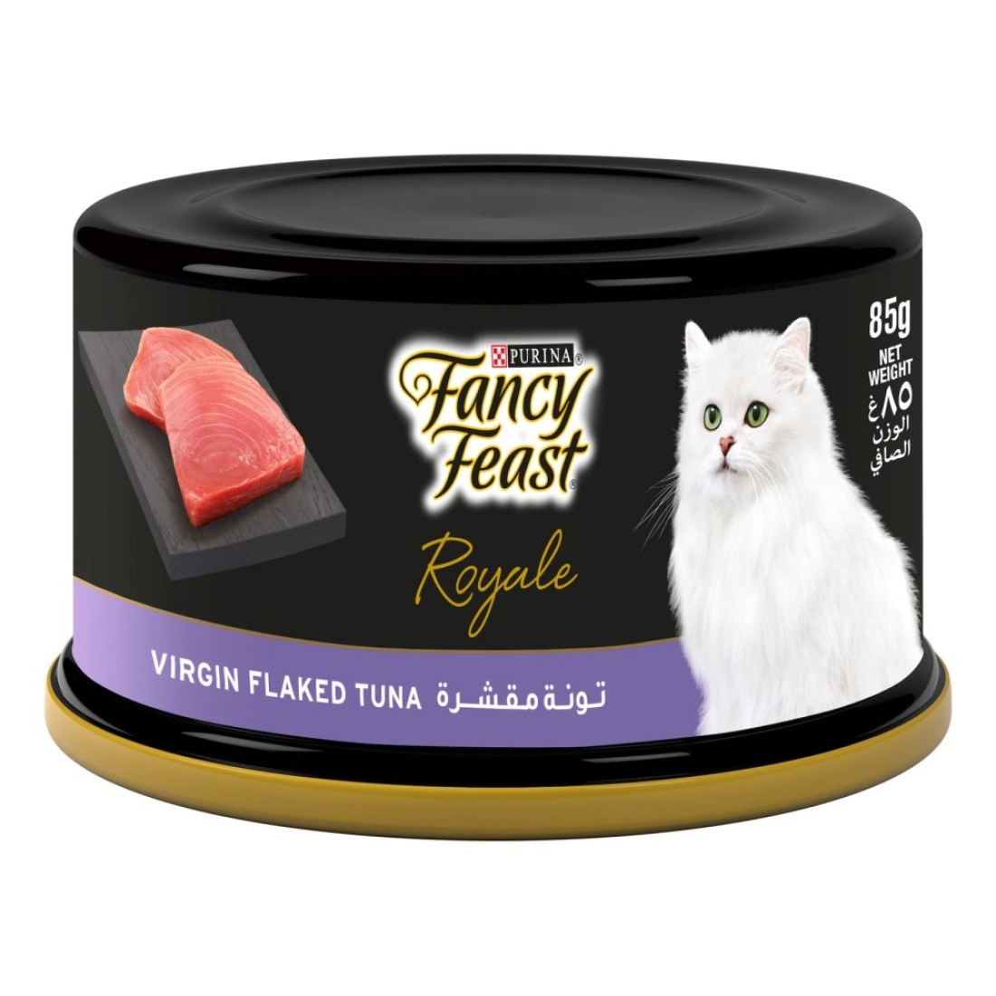 Purina Fancy Feast Royale Virgin Flaked Tuna Flavour Wet Food for Cat, 85g