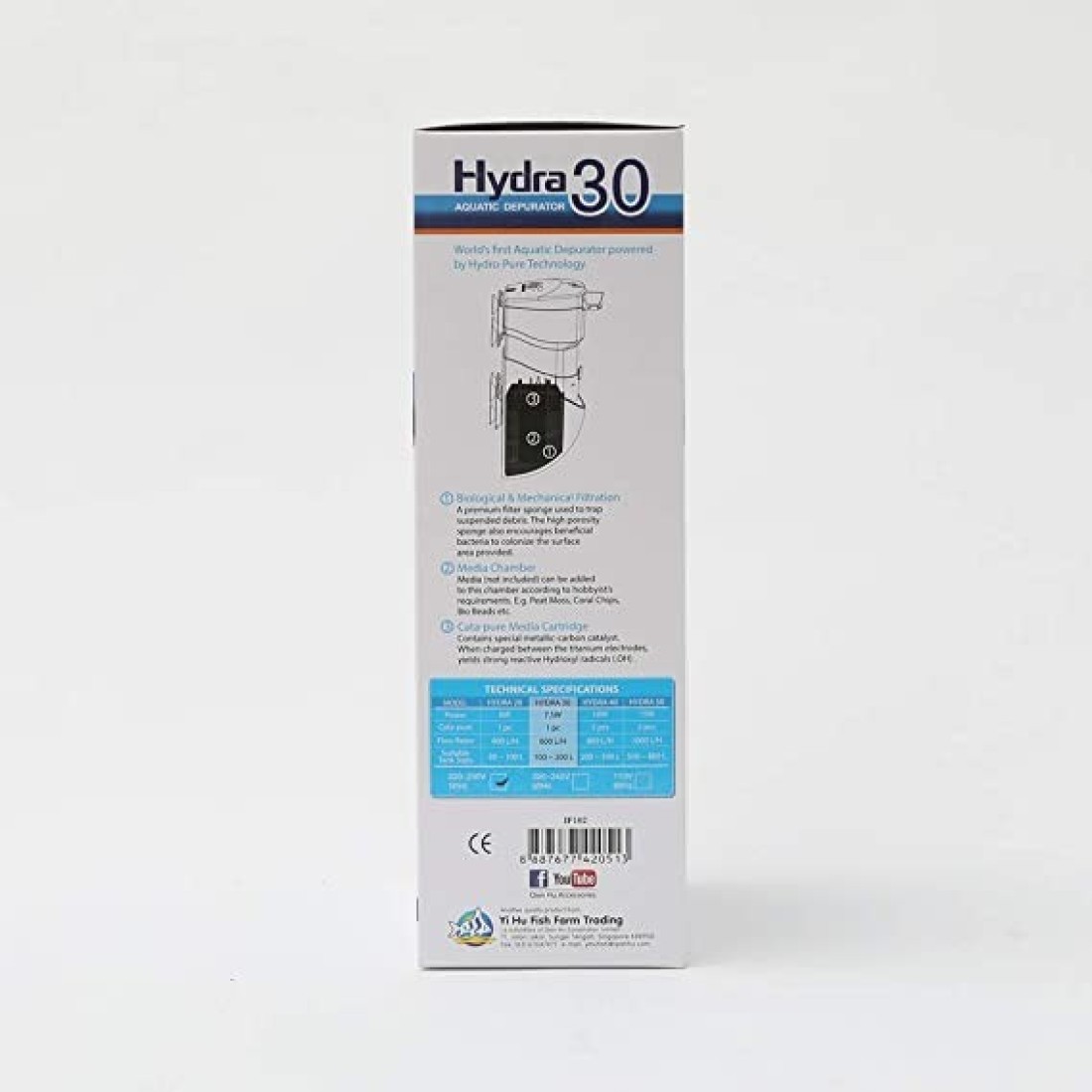 OF INTERNAL FILTER HYDRA 30