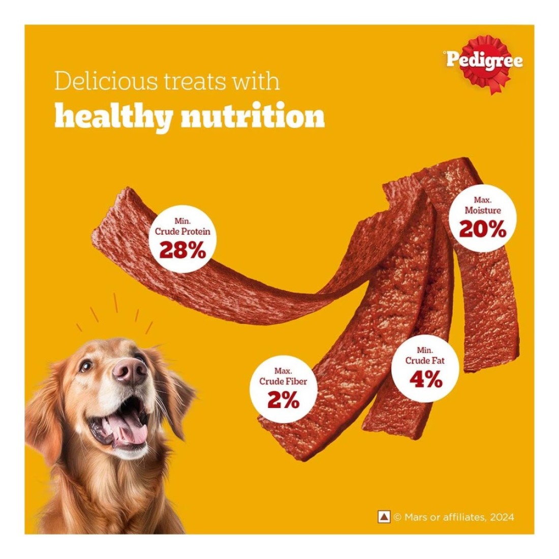 Pedigree Schmackos Grilled Liver Flavour Jerky Treats for Dog, 70g