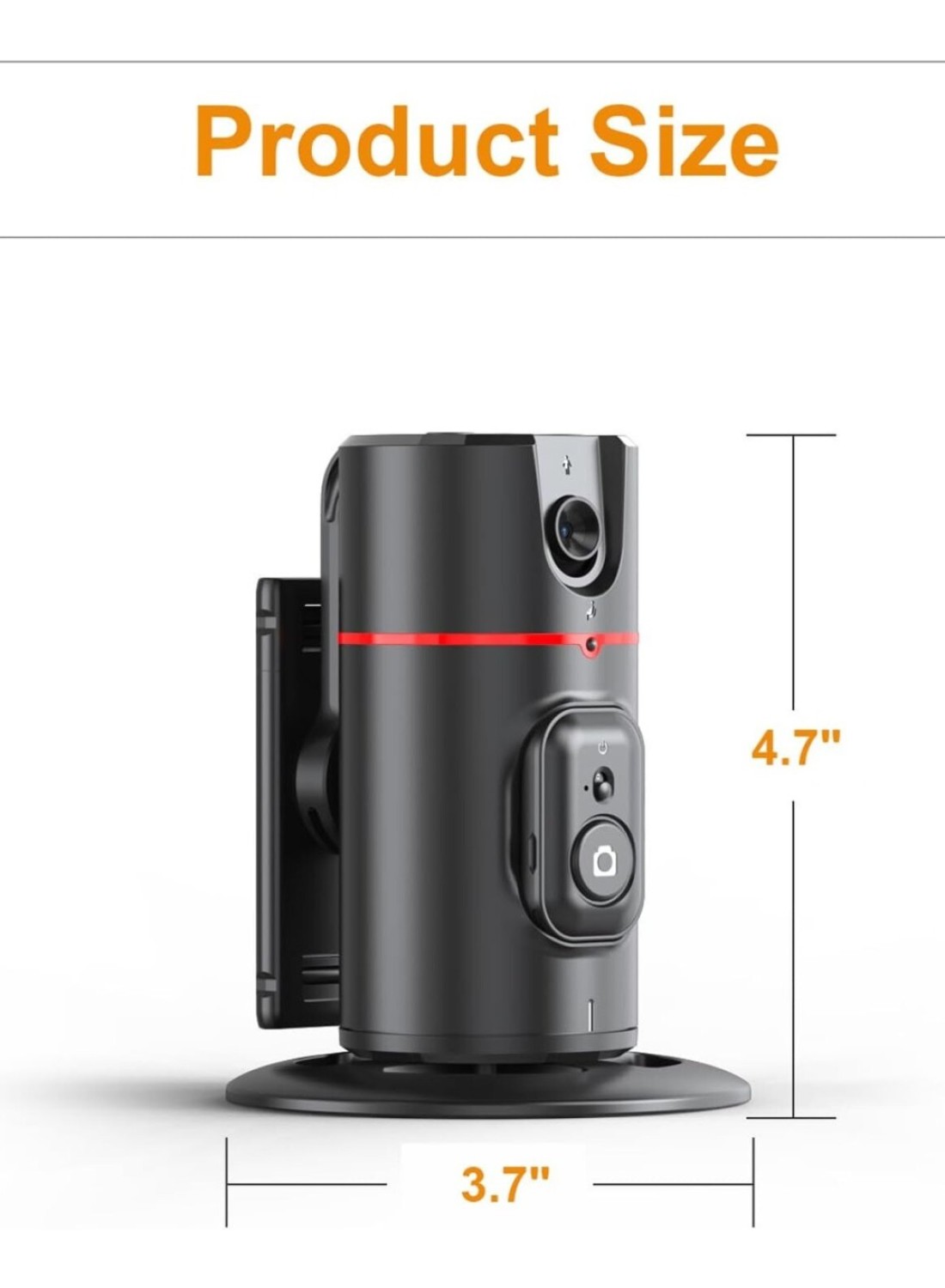 Yeasha,
Generic
Phone Tracking Tripod 360&deg; Rotation Face Tracking Tripod Foldable Auto Face Tracking Phone Holder For Video Vlog Live Stream No App Required Gesture Control.