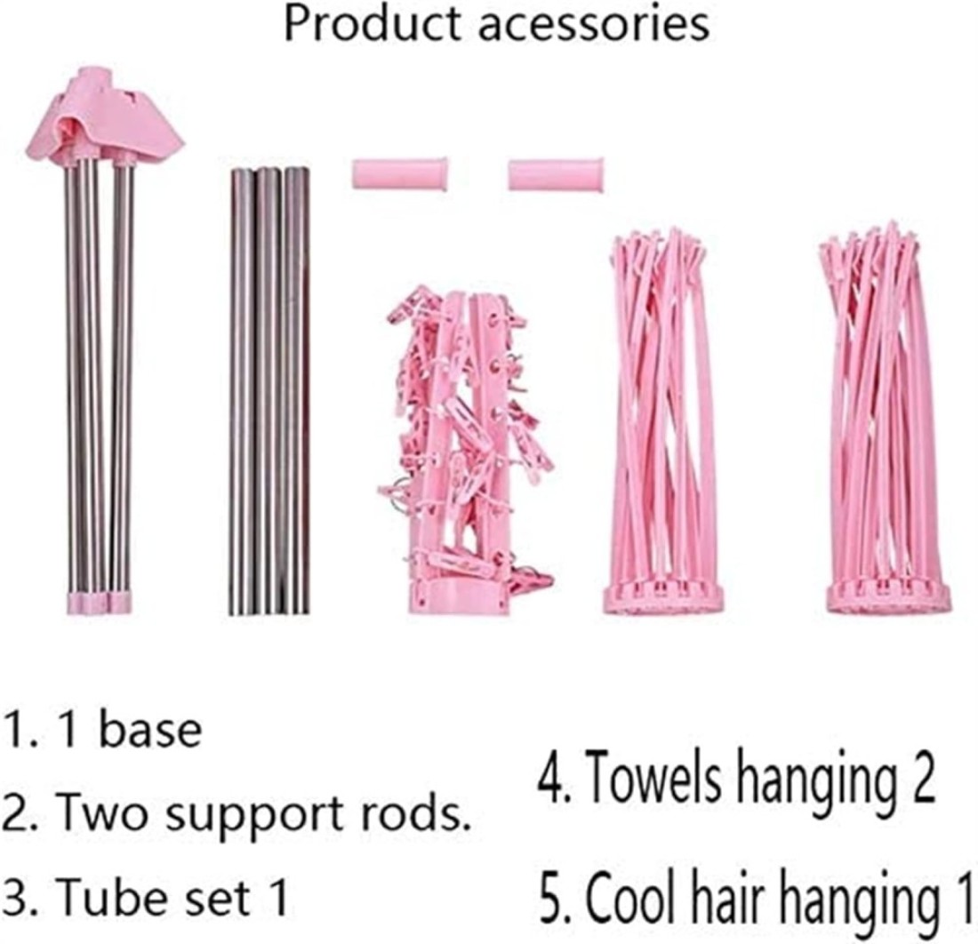 FITTO 3-Tier Rotating Clothes and Towel Organizer Dry Rack, Indoor/Outdoor Laundry Dryer, Space-Saving, Adjustable, Durable for Patio and Home Use