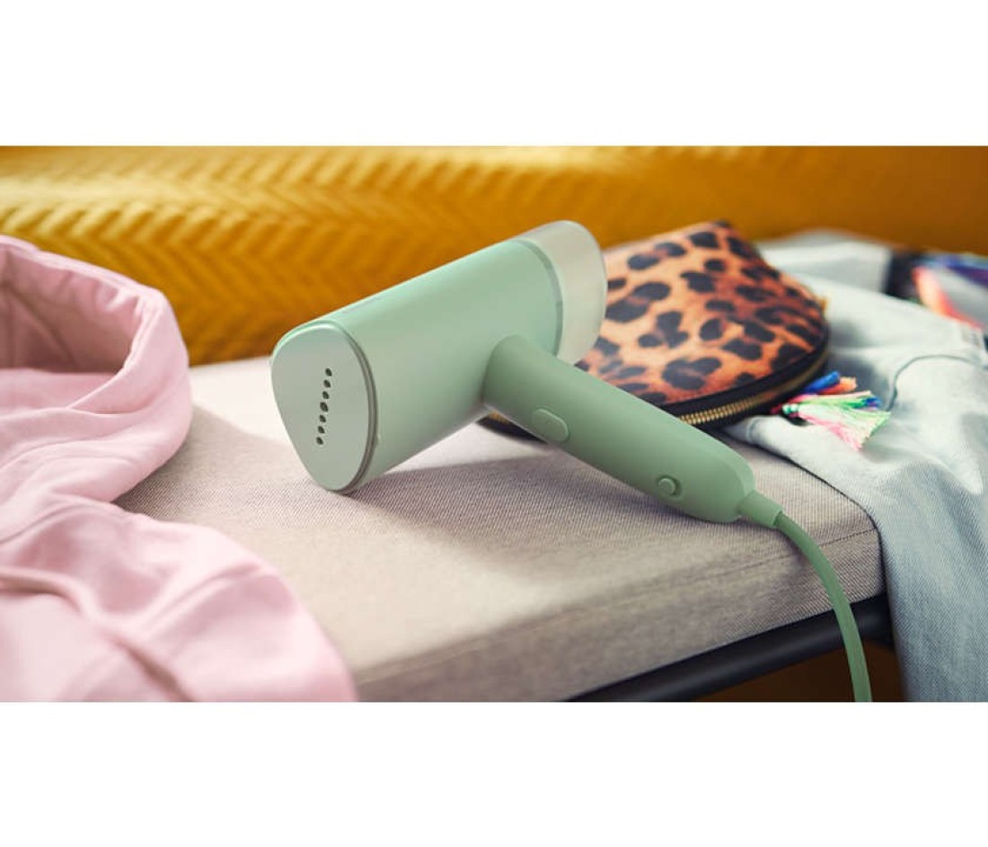 Philips 3000 Series Handheld Garment Steamer 1000W STH3010 Green
