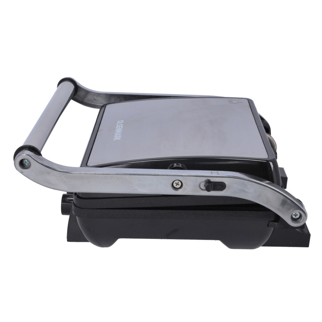 Olsenmark 2000W Super-Jumbo Grill Sandwich Maker - OMGM2441, Non-Stick Coated Plates, Opens 180 Degrees with Cool Touch Handle, Adjustable Temperature &amp; Timer with Indicator Light, 2 Year