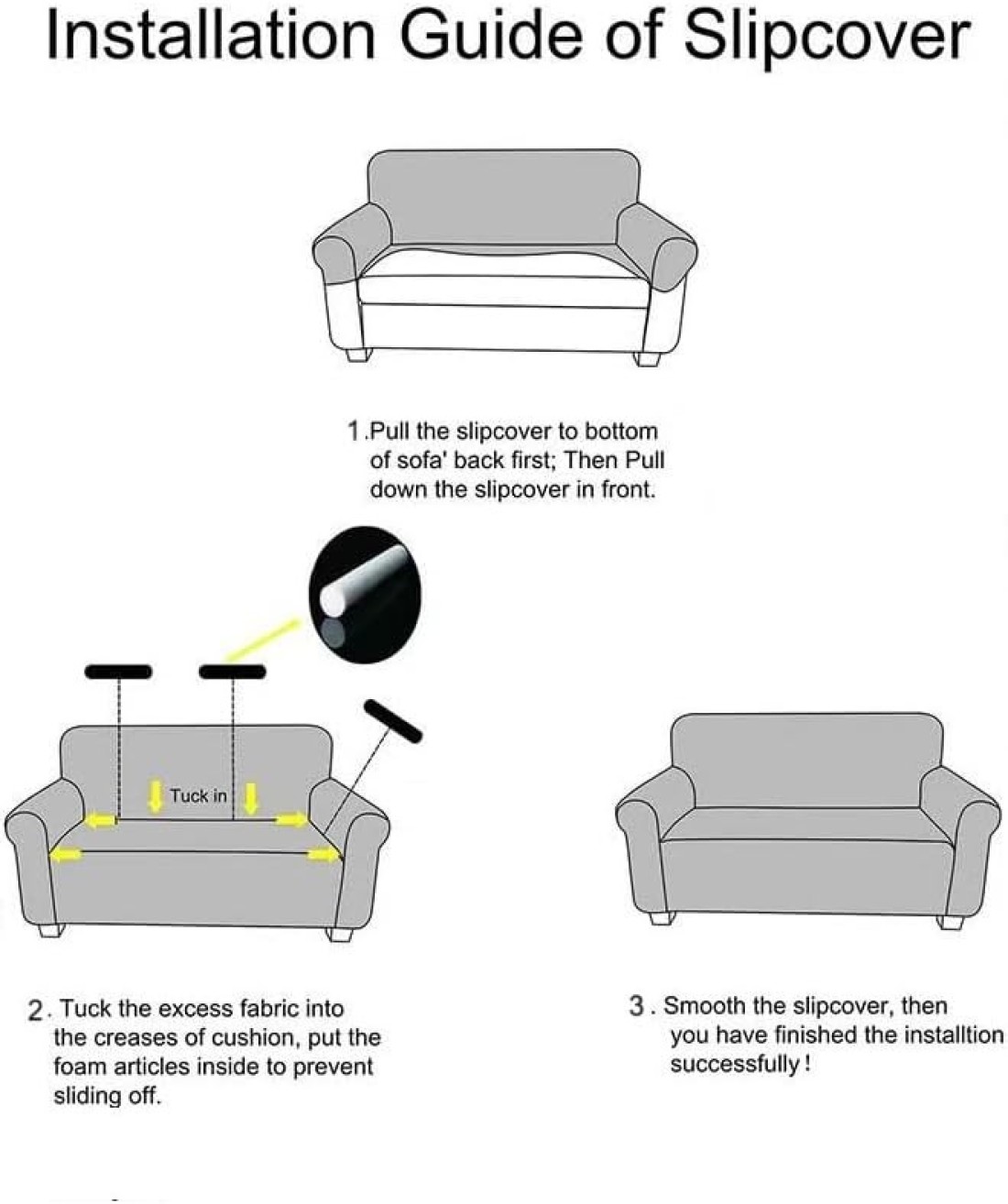 High Stretch 1 Seater Sofa Cover Cream Soft Brushed Fabric Couch Cover Full Coverage Furniture Protector Slipcover One Seater Fits on Standard and Recliner Sofa 80-120cm Size