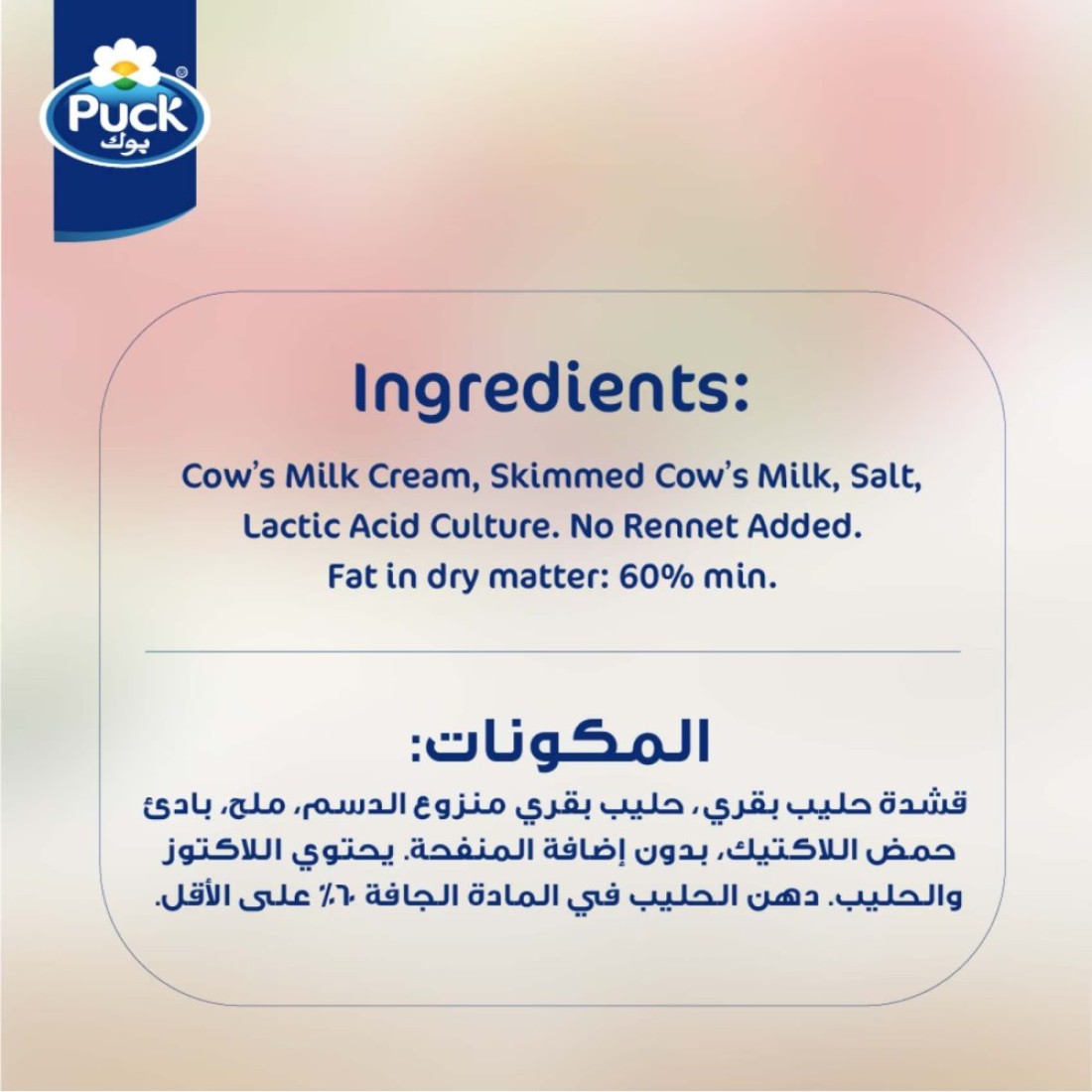 Puck Natural Cream Cheese Spread, 300g