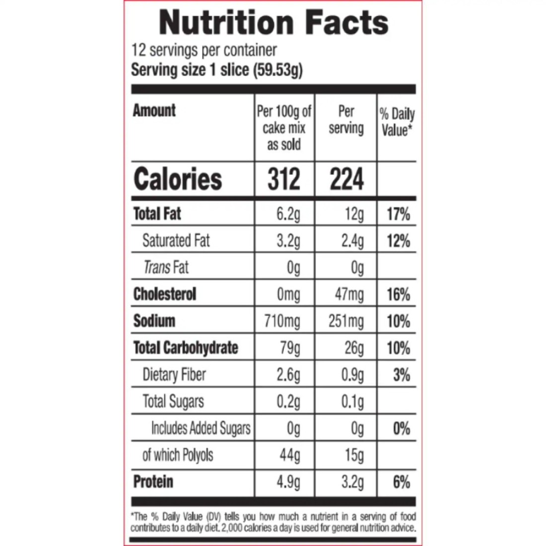 Betty Crocker Bake Smart Sugar Free Chocolate Cake Mix, 400g