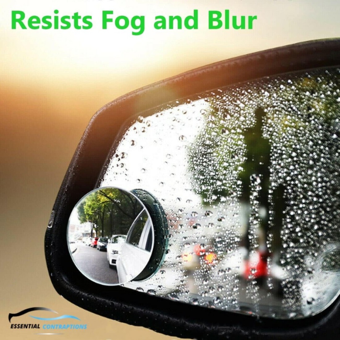 AL ARQAM Blind Spot Car Mirror 2 Pack-2 Inch Round Rear View Convex Mirrors, Off Color
