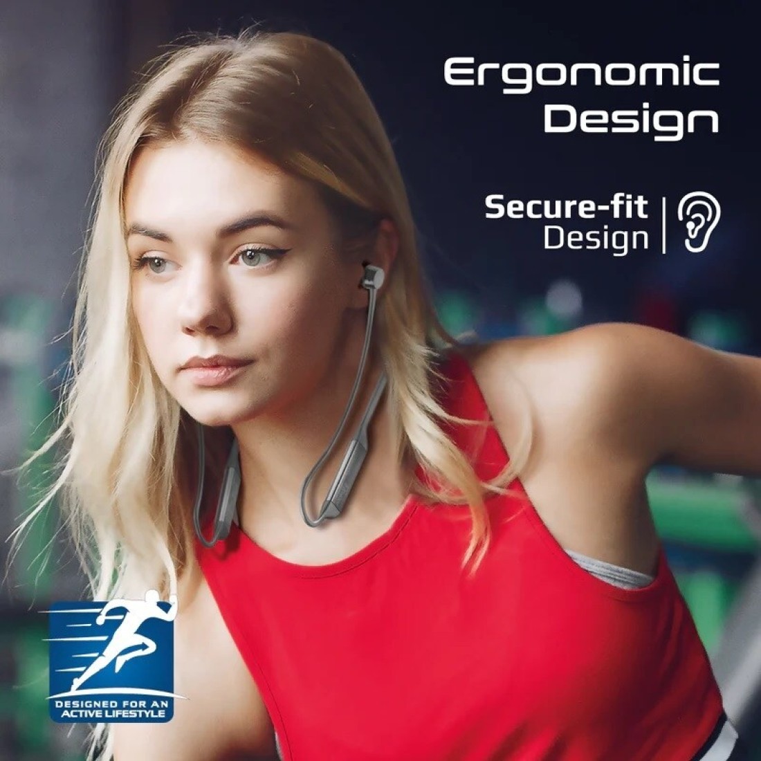 High-Fidelity Liquid Silicone Wireless Neckband Earphones
