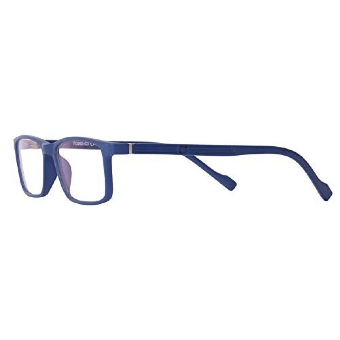 TOM OLIVER JUNIOR Blue Light Blocking Computer Screen Glasses - Anti Blue Light, Protection Eyewear for Children from Digital Screen Time for Boy&#39;s &amp; Girl&#39;s Age 5 - 12 (Rectangle, Blue)