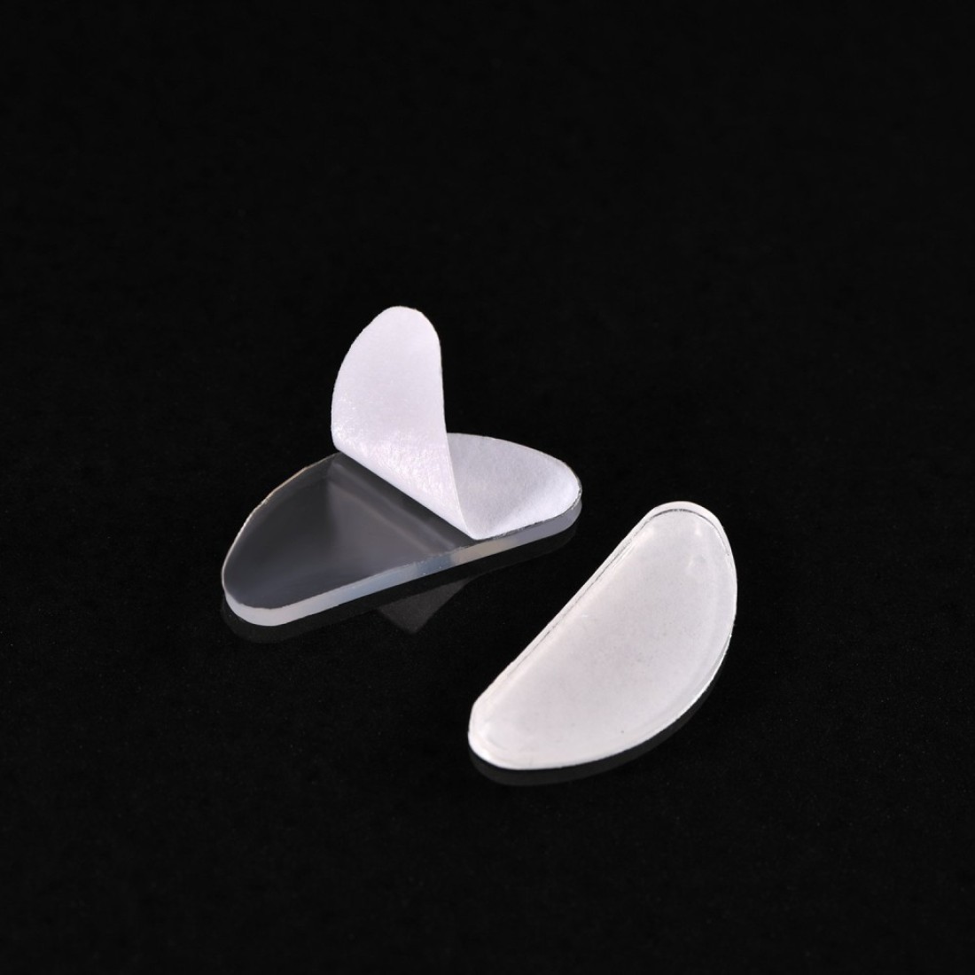 TOODOO18 Pairs Eyeglasses Nose Pads Glasses Adhesive Silicone AntiSlip Nosepads for Eyeglass Glasses Sunglasses Transparent 15mm
