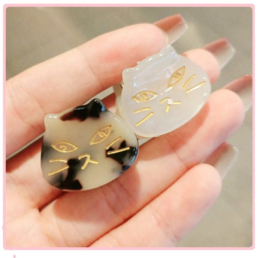 Cute Cat Hair Clips for Women Mini Hair Clips and Claw Girl Side Clips 4pcs