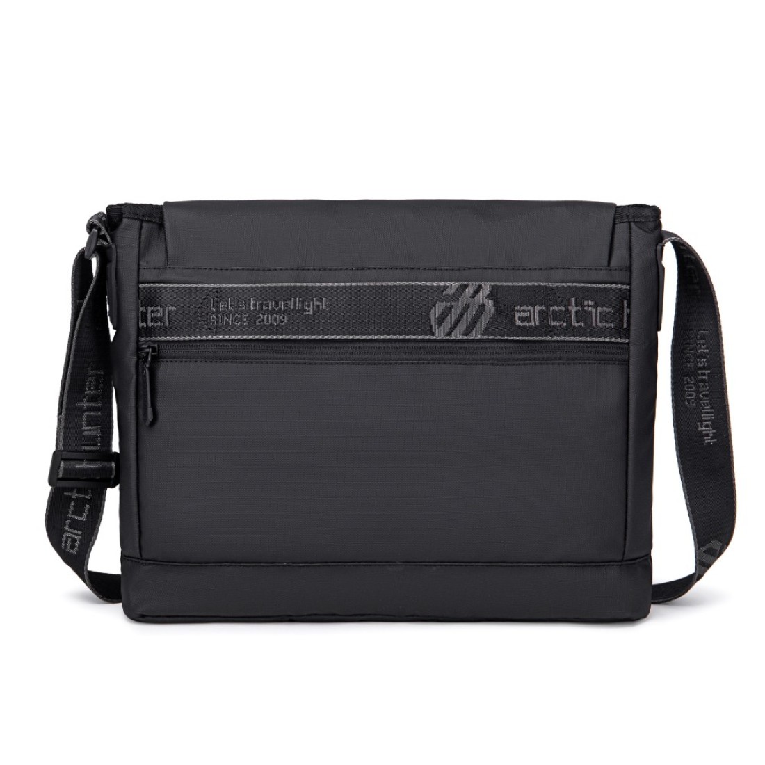 Arctic Hunter Premium Shoulder Laptop Bag Water Resistant Polyester Unisex Shoulder Sling bag for Travel Business School College K00528 Black