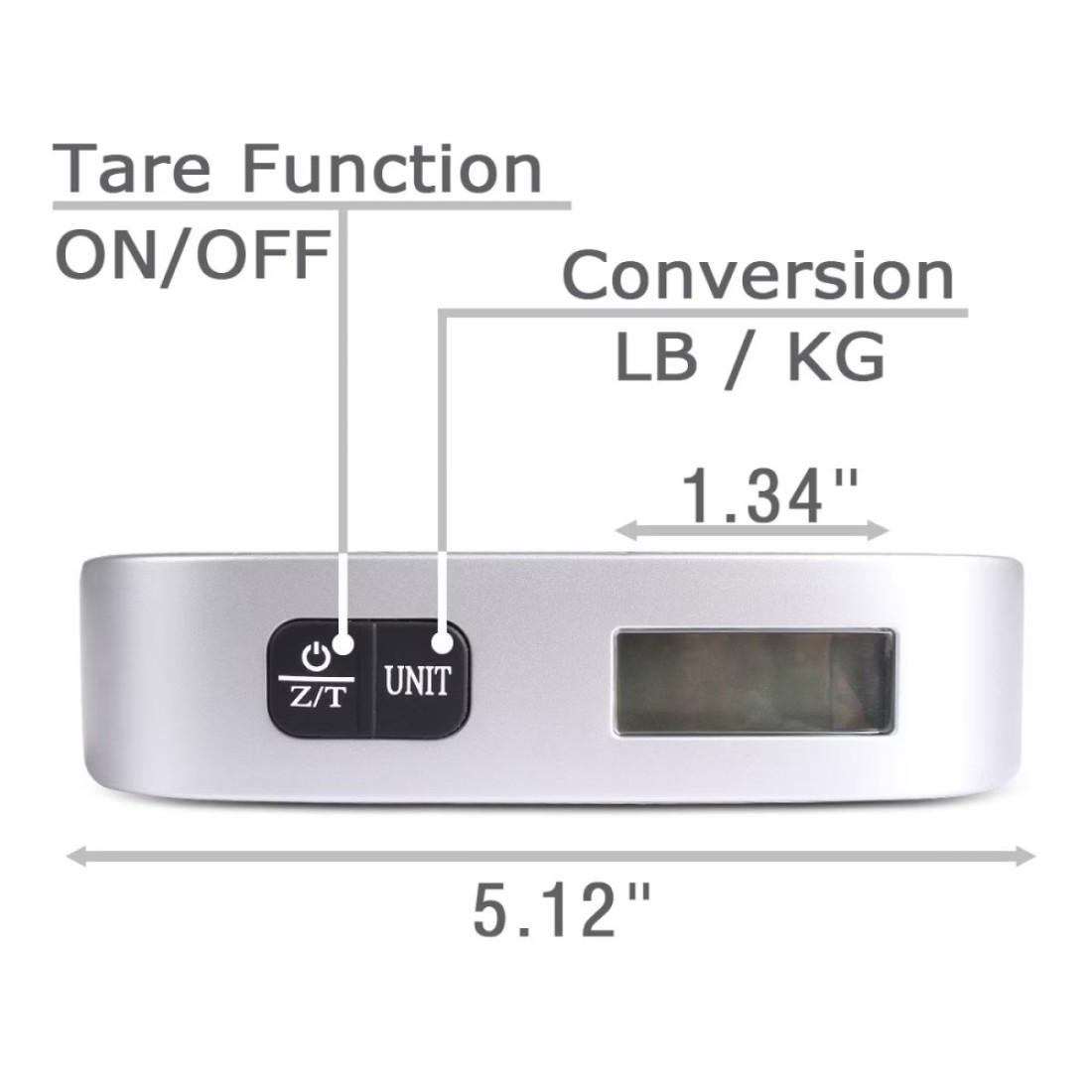 Weighing Scale 1Pc 50Kg 10G Electronic Portable Digital Luggage Weight Hanging Scale Travel