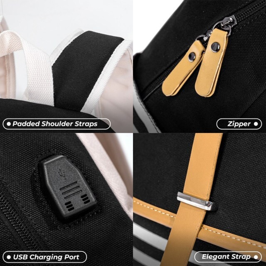 Eazy Kids Classic School Bag-Black