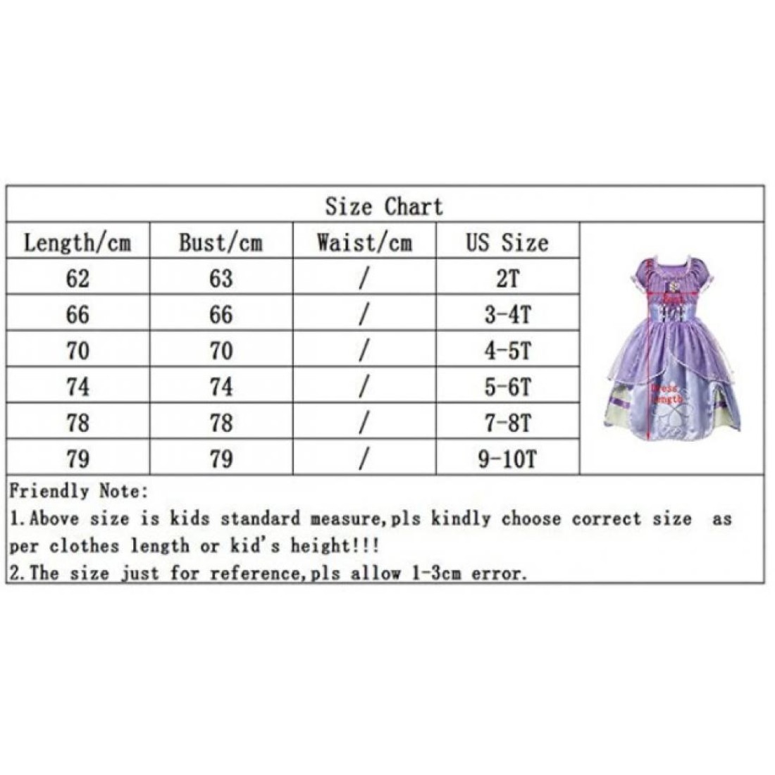 Aiwanto Dress for Girl's Princess Dress for Girl's Party Wear children Dress(130cm)
