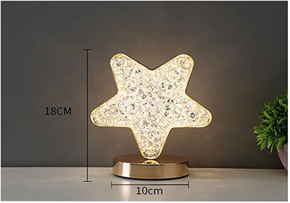 Smart Touch Portable Ramadan Star Shape Acrylic Table Lamp Led Light For Living Room Home
