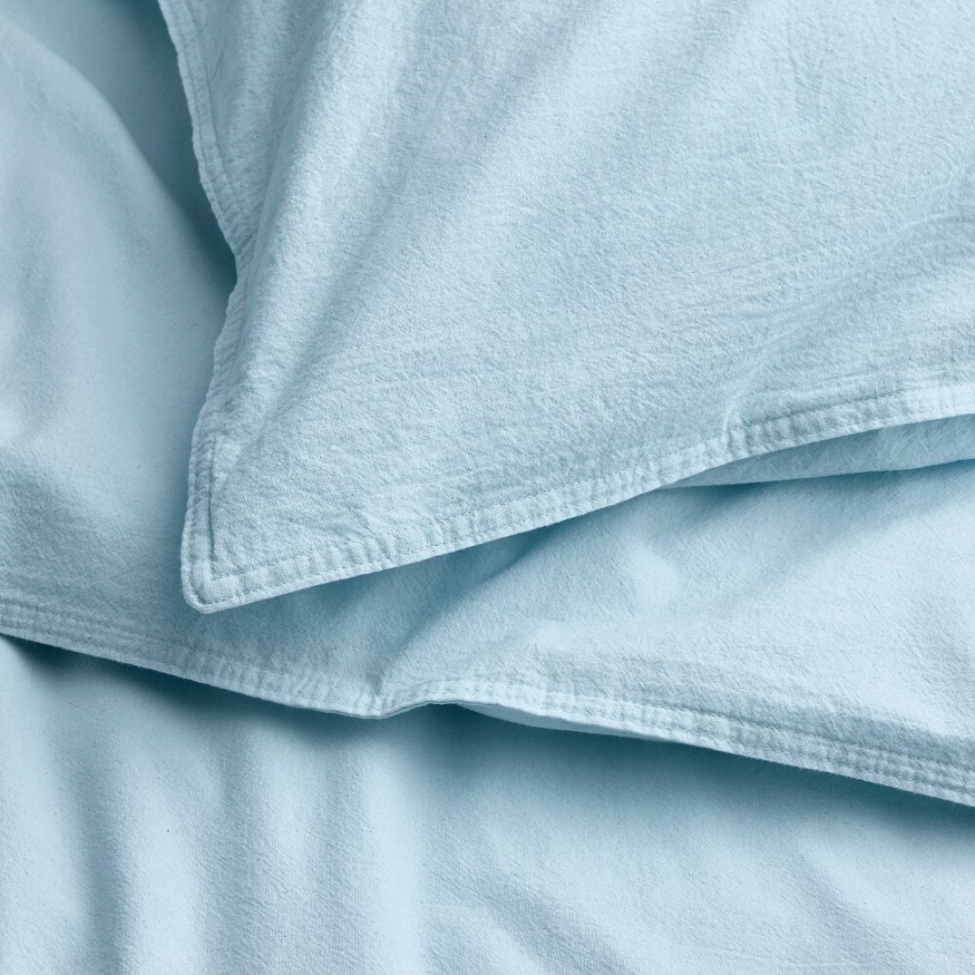 Duvet Cover And Pillowcase Blue-Grey 150X200/50X80 Cm