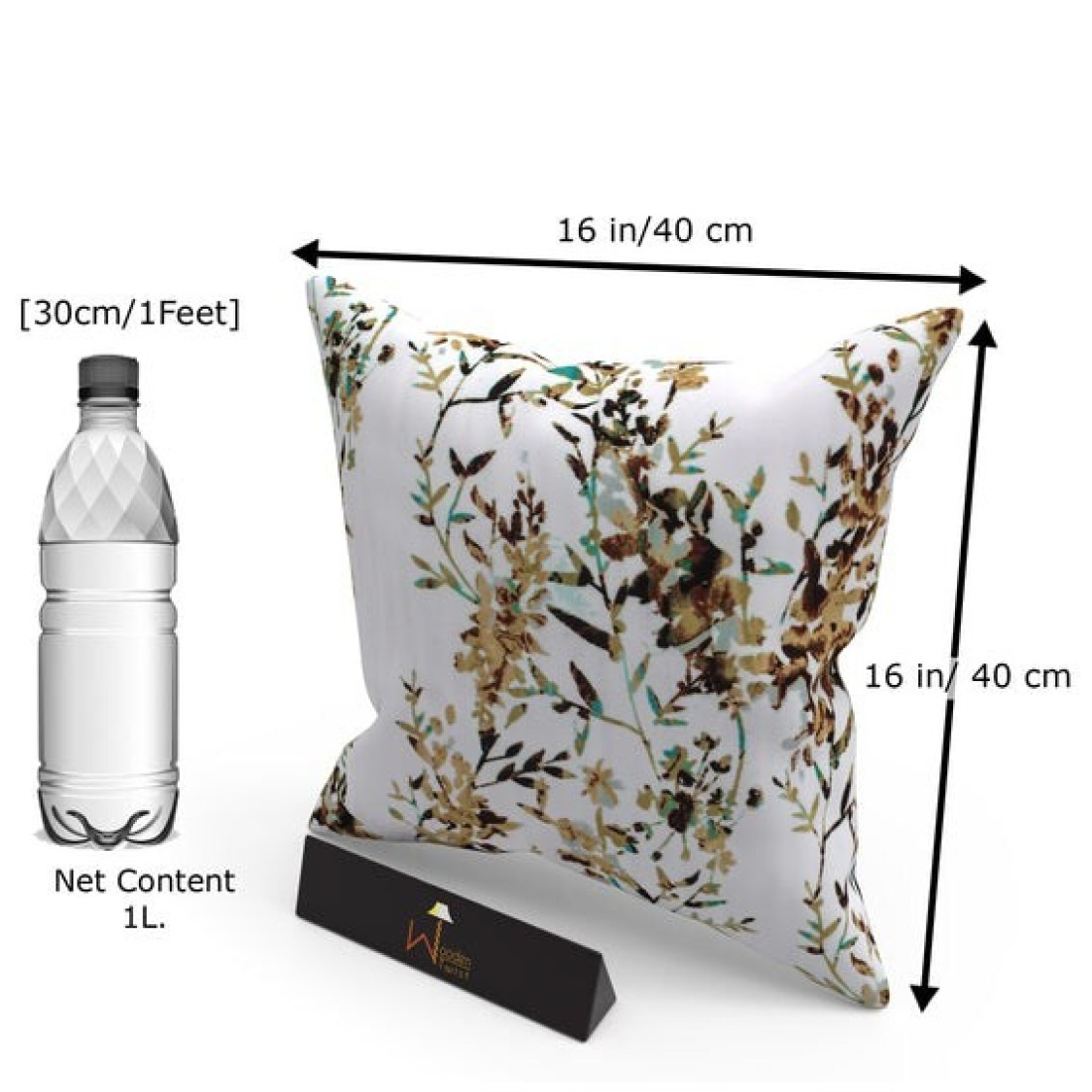 Gardenia Natural Jute &amp; Cotton Fabric Cushion Cover