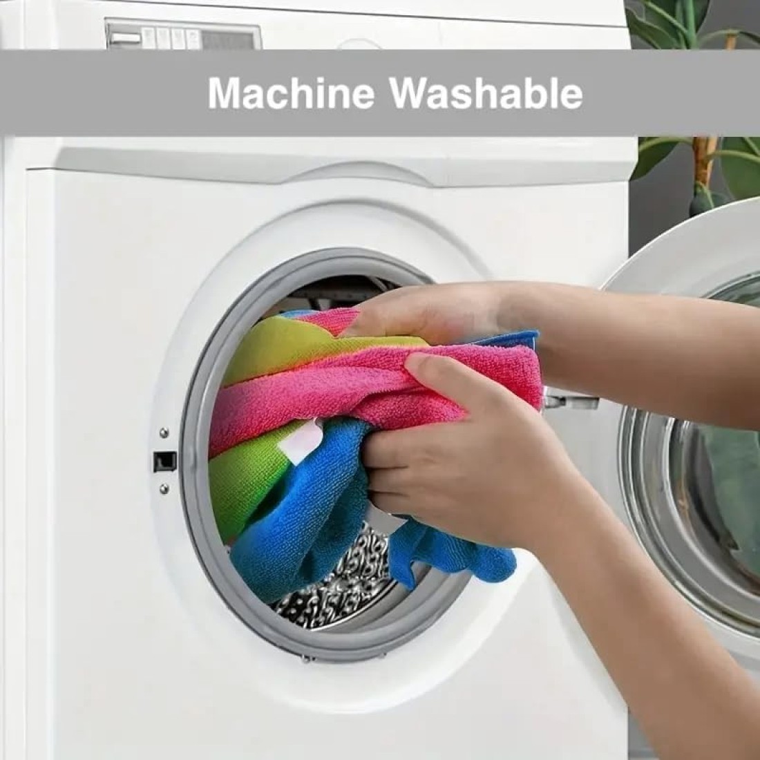 Fabienne 12-PC Microfiber Cleaning Towel Set 30x30cm Wash clothes Durable &amp; Washable 330 GSM Cleaning Cloths for Kitchen, Bathroom Cleaning All Purpose Microfiber Towel Multicolour