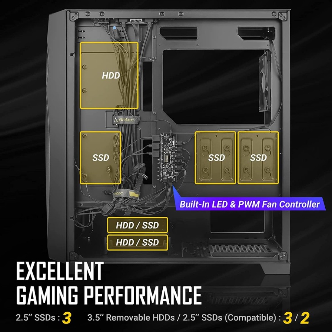 Antec Df700 Flux Argb Cabinet (Black)