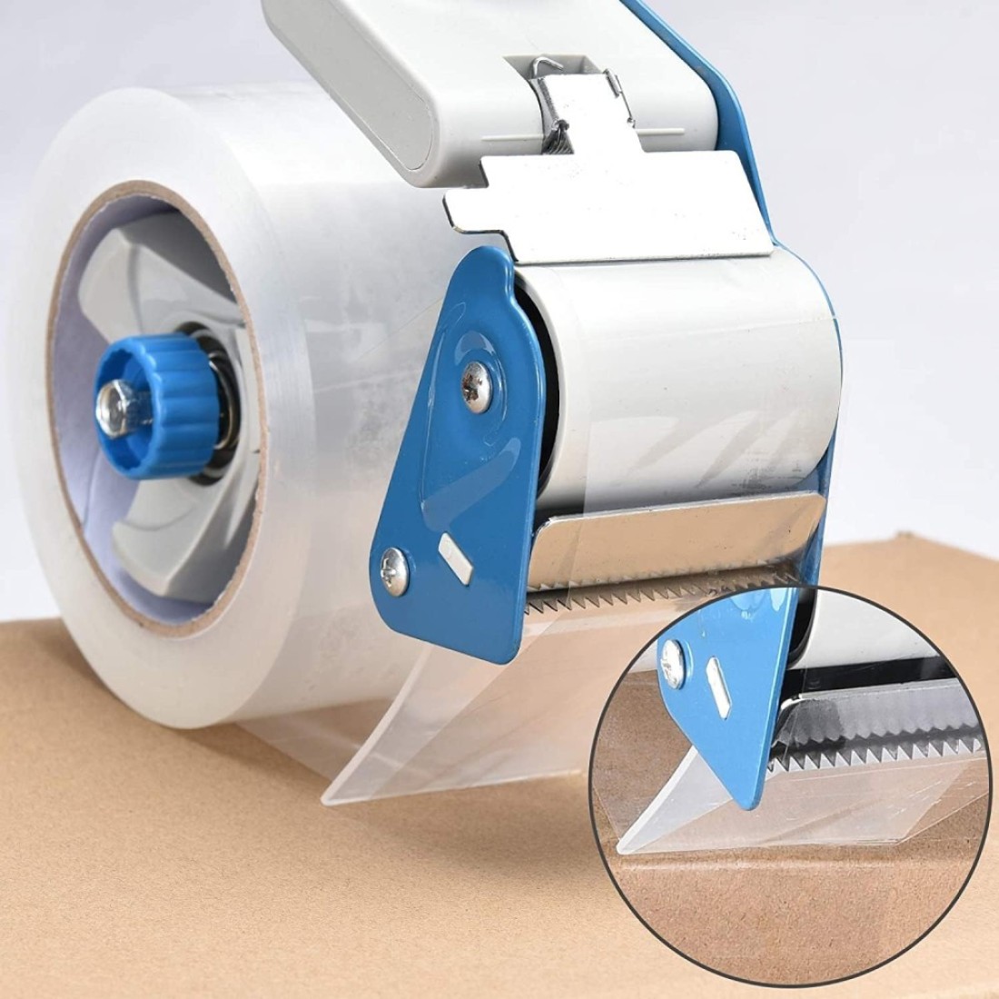 AL ARQAM Packing Tape Dispenser Gun, Hand-Held Industrial Side Loading Tape Dispenser for Commercial Packaging, Shipping, Moving, Carton and Box Sealing
