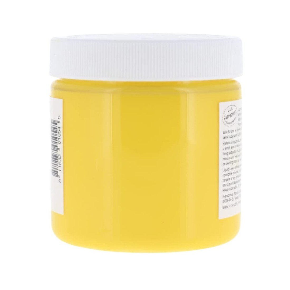 Liquid Latex Fashions Ammonia Free Liquid Latex for Adults and Kids Face and Body Latex Paint Ideal for Parties and Cosplay Super Flexible Yellow 4 Oz