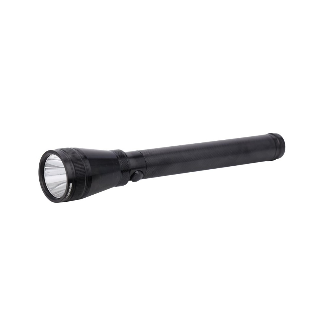 Olsenmark Rechargeable LED Flashlight OMFL2747 All Weather Waterproof Aluminum Body Torch Light 2000 M Real Range Distance LED Indicators 2 Years Warranty Lifetime Warranty for LED Bl