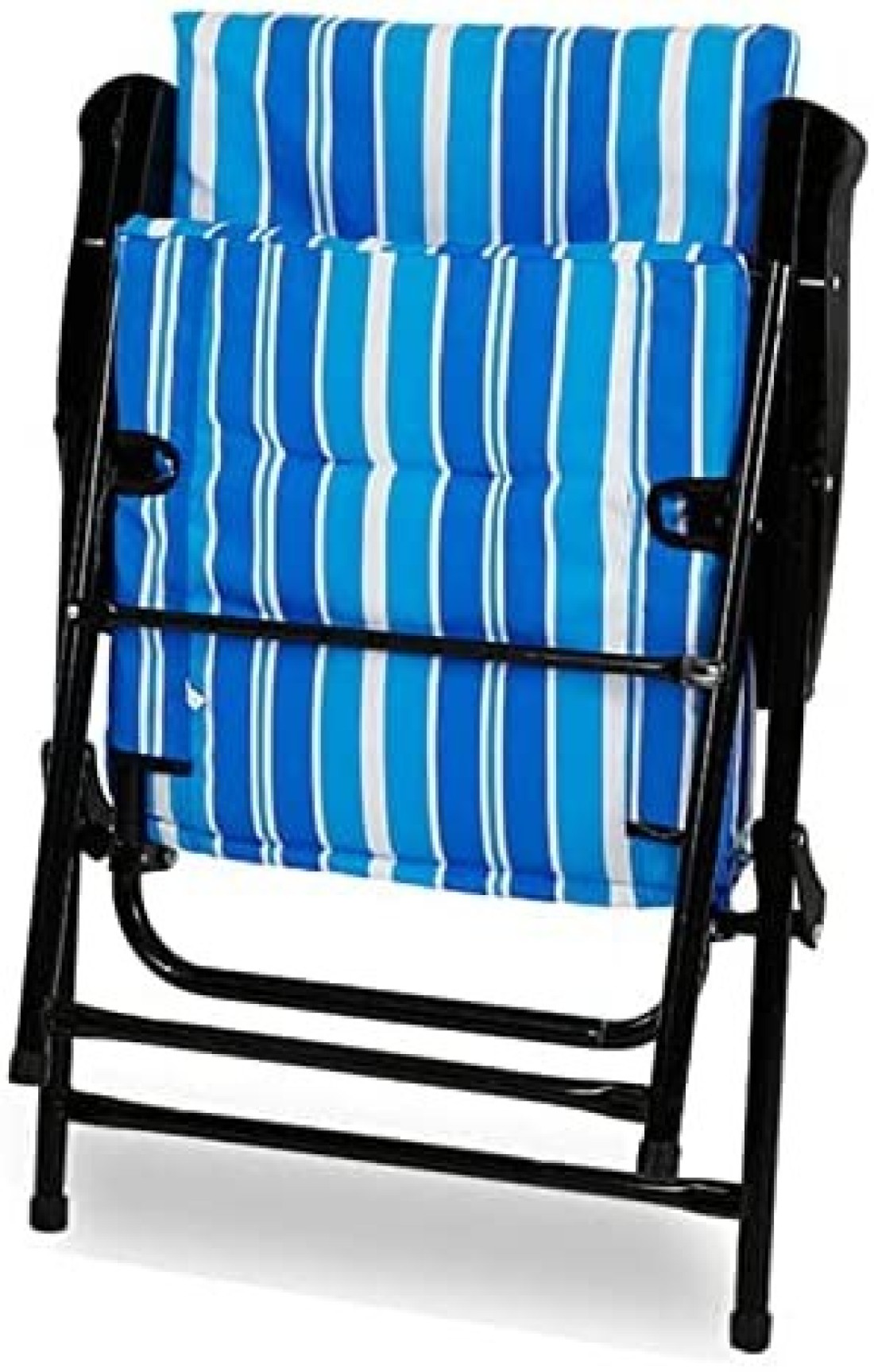 GO2CAMPS Folding Camping Chair with Cushion High Quality Beach Chair for Garden Balcony or Festivals Outdoor Relax Chair as Fishing Chair or Festival Chair (Multicolour)