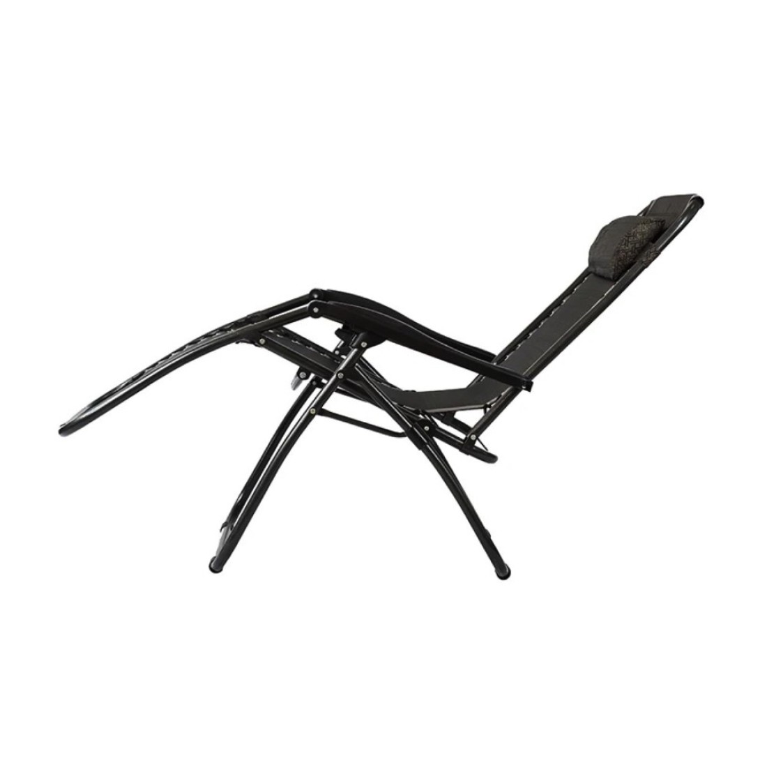 HEXAR Foldable Camping Chair Zero Gravity Folding Lounge Chair Outdoor Lounge Gravity Chair Camping Reclining Lounge Chair with Pillow and Hand Rest Multipurpose Adjustable Chair