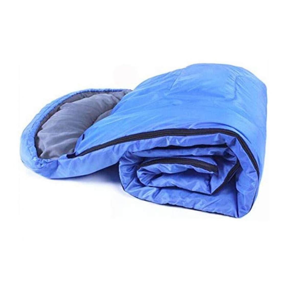 Jannah Outdoor Camping Summer Sleeping Bag 200g Envelope Hooded Sleeping Bag (Blue)