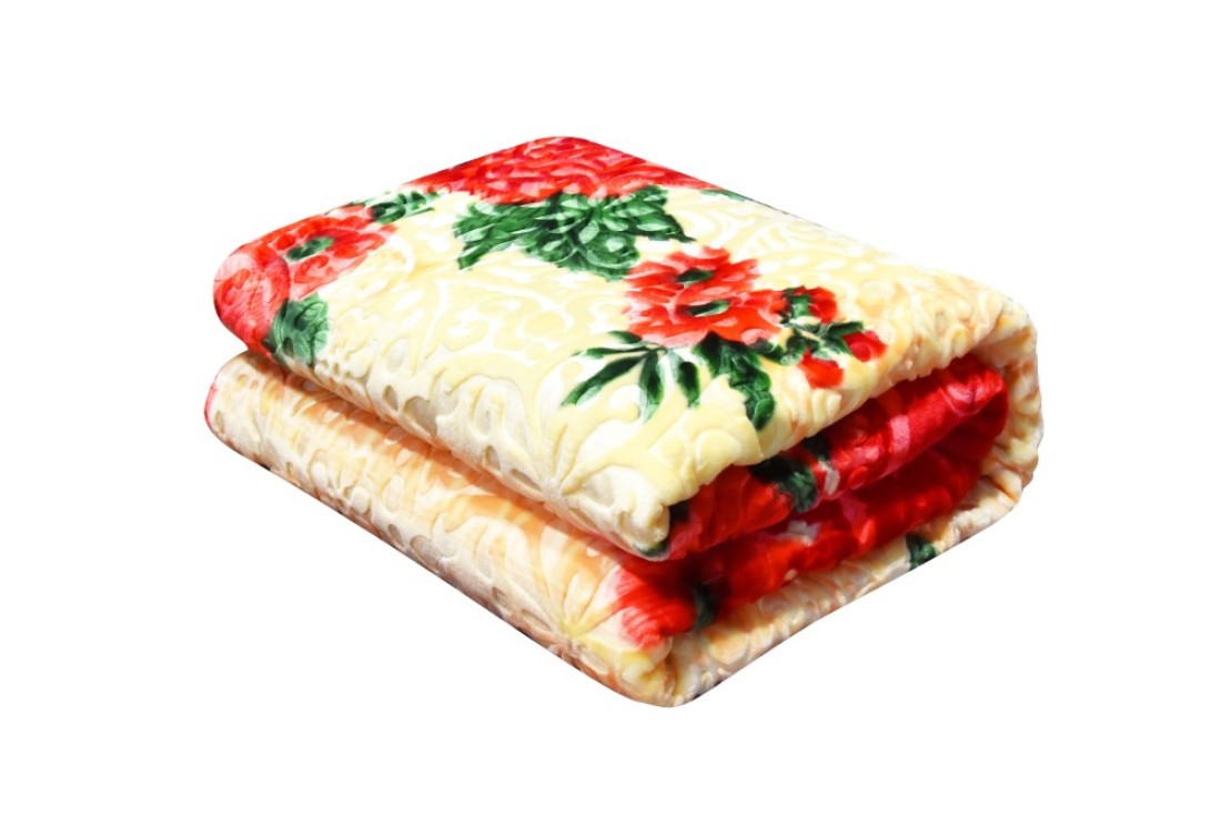 STARLIFE Double Ply Premium Korea Quality Blanket Made by 100% Polyester SPUN YARN Obtained from Virgin Polyester Which is Suitable for winter and Rainy Season 220*240CM