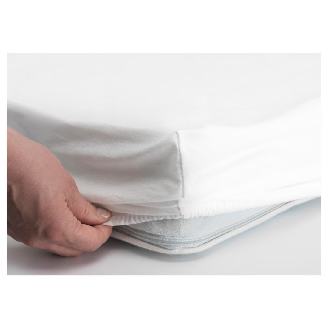 Fitted Sheet For Cot Pack Of 2 White/Pink 60X120cm