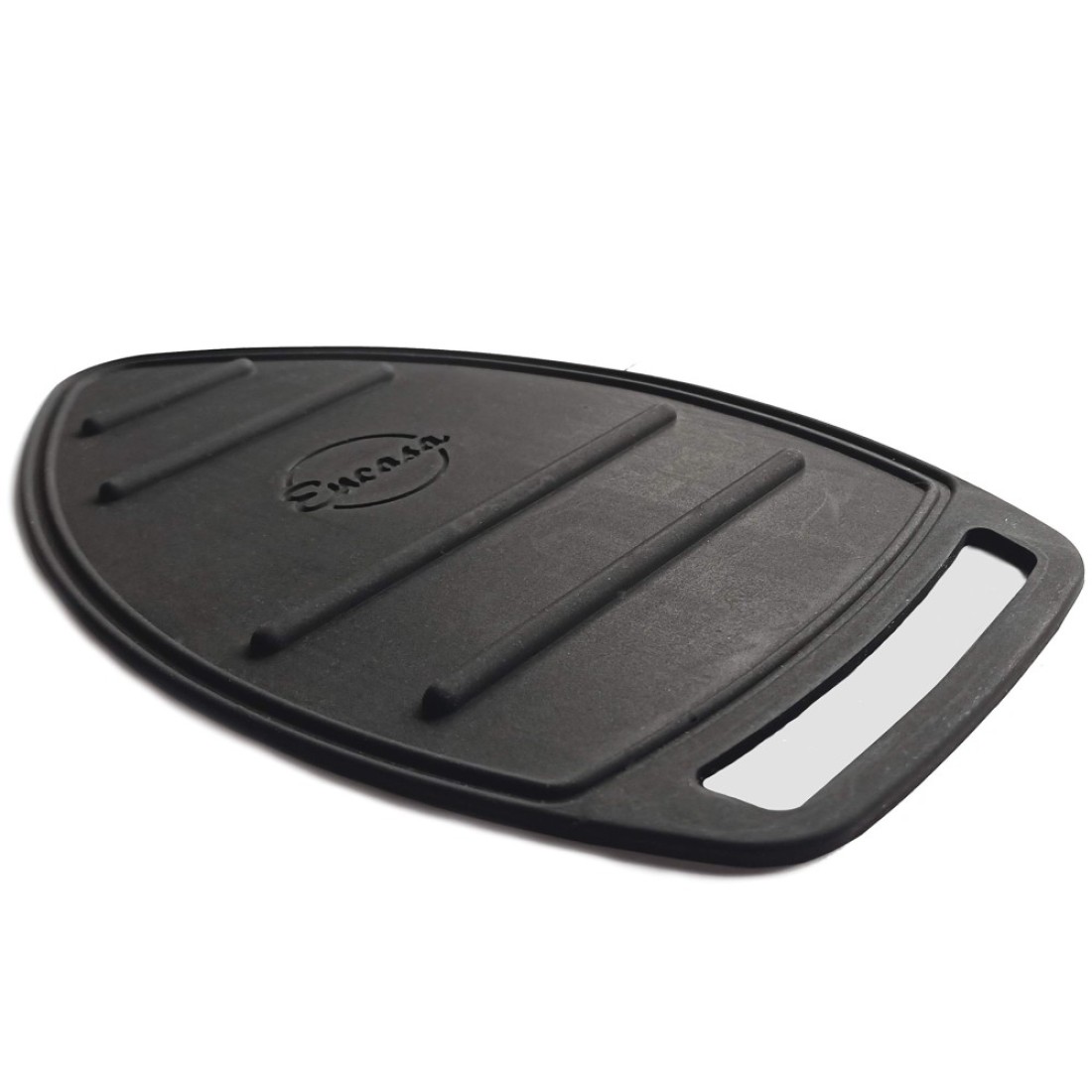 Encasa Homes Silicon Mat for Hot Iron Rest Heat Resistant Anti Slip Thicker Pad for Protecting Your Table During Ironing NonBurning Machine Washable Durable Black