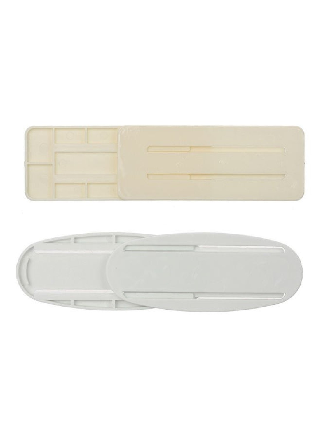 Generic Punch Free Plug Sticker Surge Protector Wall Mount Fixing Device Self Adhesive Power Plug Cable White 10.2*0.7*4cm