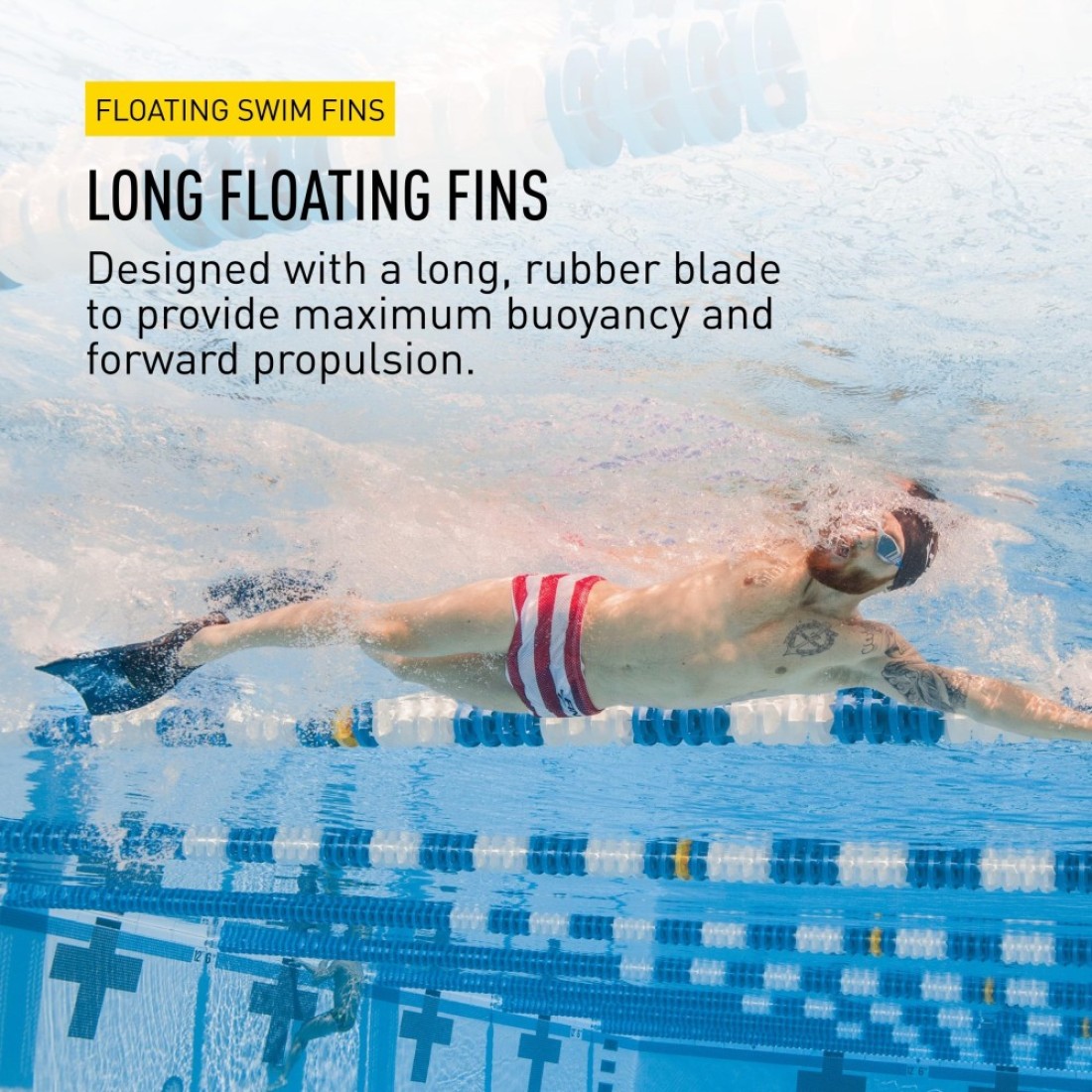 FINIS Long Floating Fins RedBlue M US Male 57 US Female 68 RedBlue M US Male 57 US Female 68 10503705