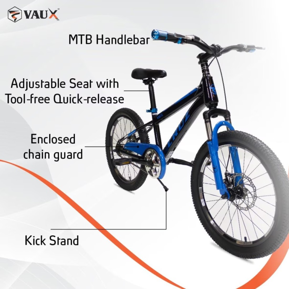 Vaux - Cruz Kids Bike 20 Inch - Blue