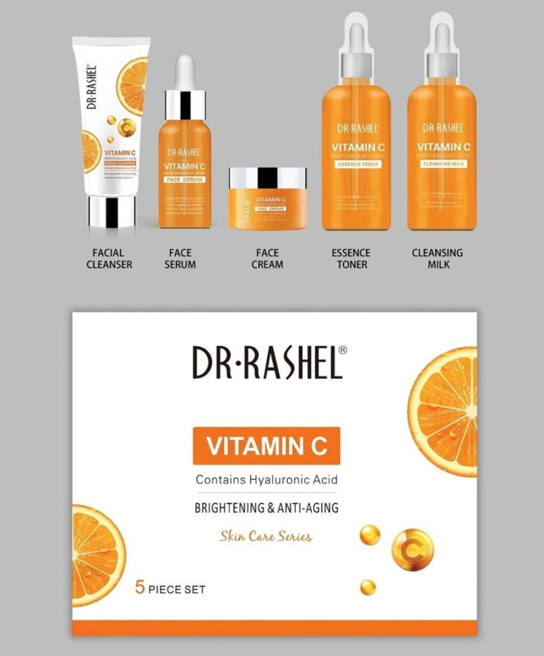 Dr Rashel Vitamin C Brightening &amp; Anti-Aging Facial Kit