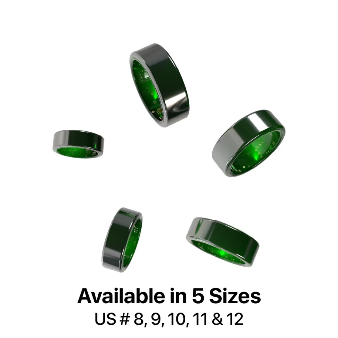 SEEKEN Gravity Ring Gen 1 Fitness Tracker Health Monitoring Touch Control Fashionable Stylish Smart Ring Premium Design.