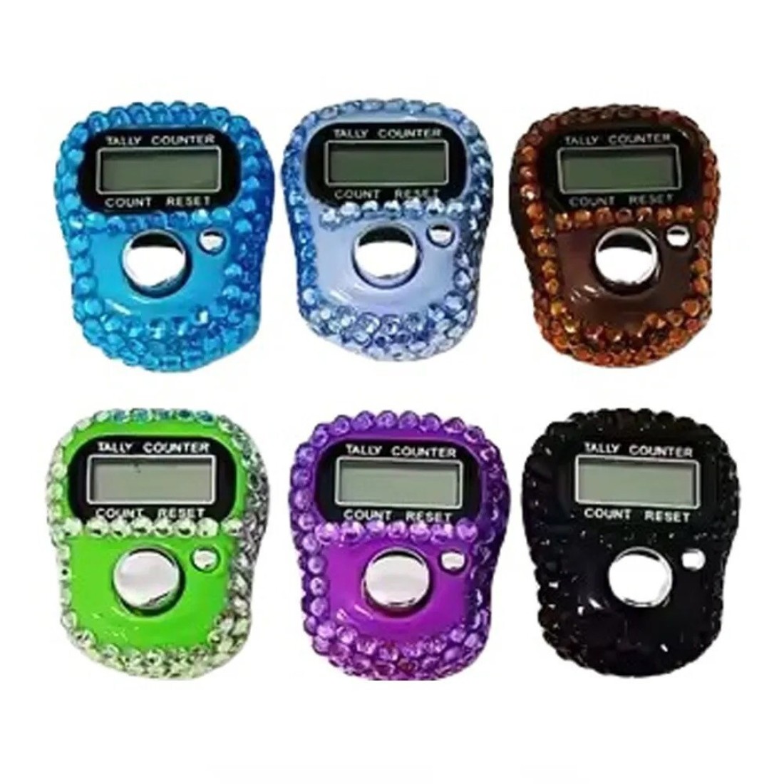 Islamic Tasbih Bead Portable Rotating Prayer Beads Digital Counter &ndash; Finger Misbaha for Dhikr, Mantra Jap, Hindu Mala, Islamic Prayer and Meditation,