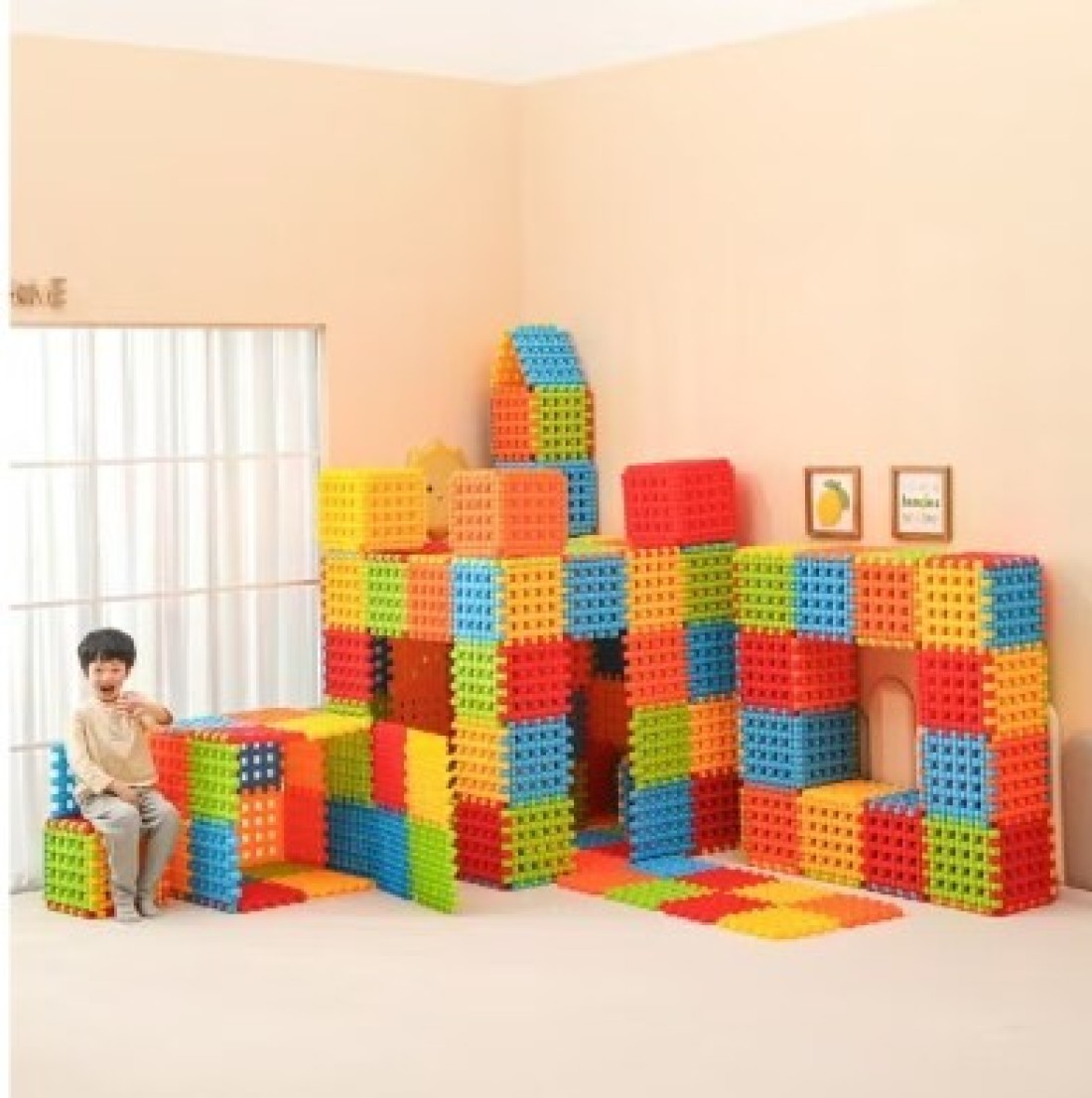 20PCS Large Size Plastic Educational Toy Building Puzzle Blocks