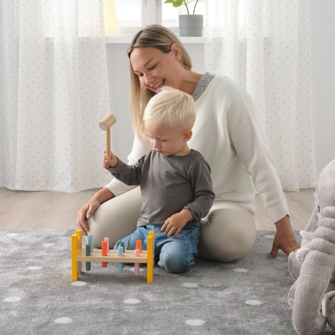 Toy Hammering Block Multicolour